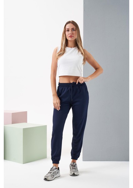 Kadın Lastik Paça Eşofman Alt - 40176