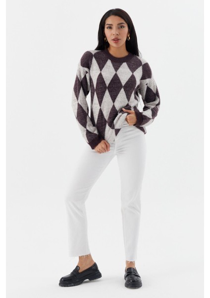 Baklava Desenli Yumuşak Kazak Tas fiyatları