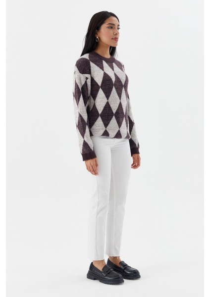 Baklava Desenli Yumuşak Kazak Tas fırsatları