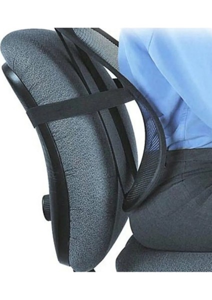 Araç Bel Desteği Minderi Sırt Dayama Filesi Terletmeyn Ortopedik Oto Ofis Koltuk Fileli Bel Minderi
