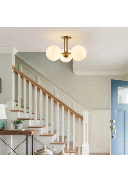 Rsylight 3'lü Modern Eskitme Kaplama Plafonyer modelleri