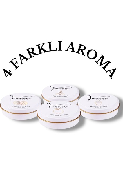 Viski & Kokteyl Tütsüleme Seti - 4 Farklı Aroma ( Meşe , Ceviz , Kiraz , Elma ) fırsatları