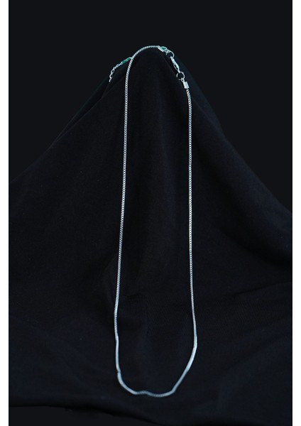 Unisex Tilki Kuyruğu Künye ile Gümüş Kolye Seti - 9841201-1923 fiyatları