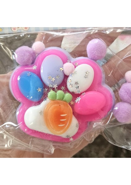 Kedi Patisi Squishy-Sukuşi Yumuşak Jel Duyusal Oyuncak Pembe Mavi Mor Renk 1 Adet fiyatları