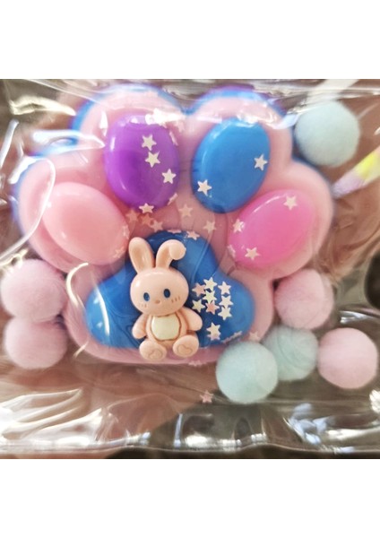 Kedi Patisi Squishy-Sukuşi Yumuşak Jel Duyusal Oyuncak Pembe Mavi Mor Renk 1 Adet fırsatları