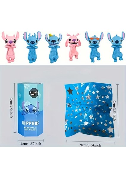 Stitch Sonny Angel Blind Box Hippers Sürpriz Figür Yapışkanlı Cep Telefonu Bilgisayar Aksesuar 1 Adet