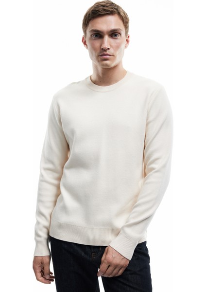 Uzun Kollu Bisiklet Yaka Basic Triko Kazak