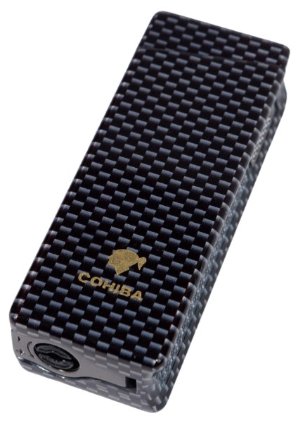 Tek Torch Pürmüz Siyah Karbon Desenli Puro Çakmağı fiyatları