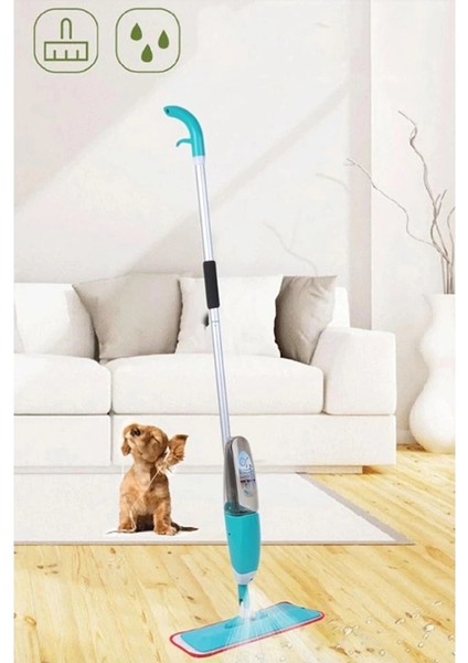 Mikrafiber Spray Mop Hazneli ve Pratik Temizlik Mopu