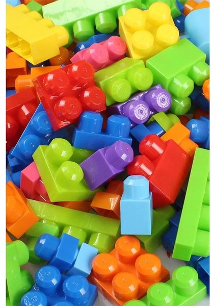 Play Blox Yapı Oyuncakları 56 Parça Kovalı Parlak Renkler Mega Blok Seti 3042 fırsatları