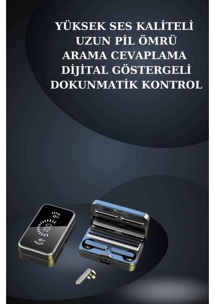 Bileklikli Amoled Ekran Akıllı Saat ve Dijital Göstergeli Kablosuz Bluetooth Kulaklık Anc/ Enc modelleri