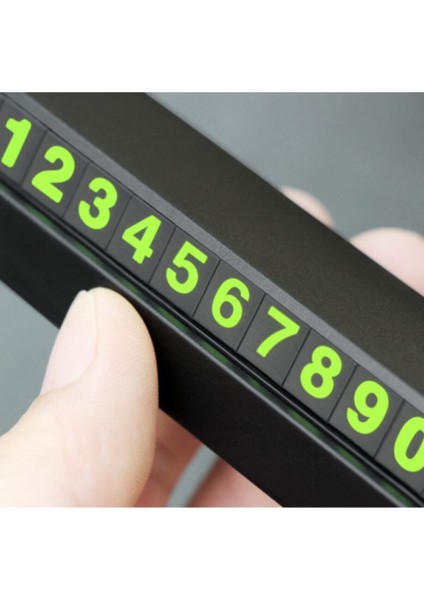 Araba Park Numaratörü Araç Içi Torpido Üstü Açılır Kapanır Neon Telefon Numarası Bırakma Cn fırsatları