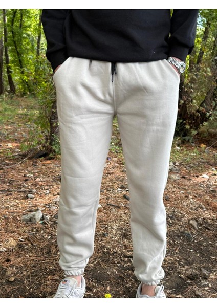 Erkek Ünisex Jogger Eşofman Altı 3 Iplik Kalın Kişlık