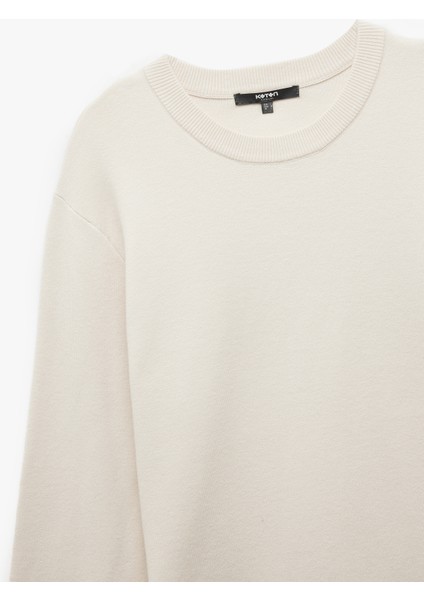 Uzun Kollu Bisiklet Yaka Basic Triko Kazak indirimleri