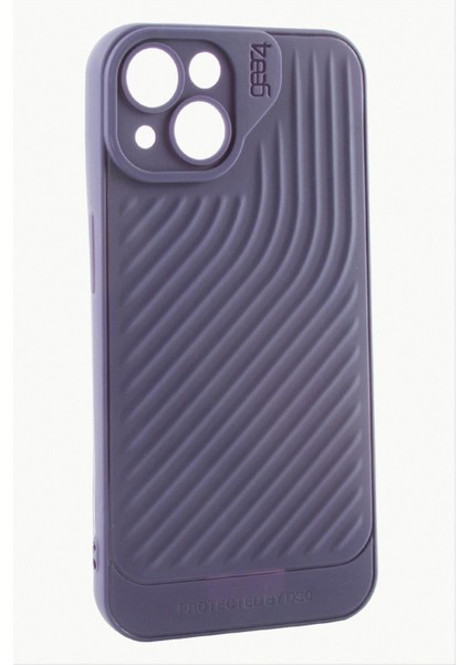 iPhone 13 6.1 Çizgili Lüx Gear Silikon Kılıf