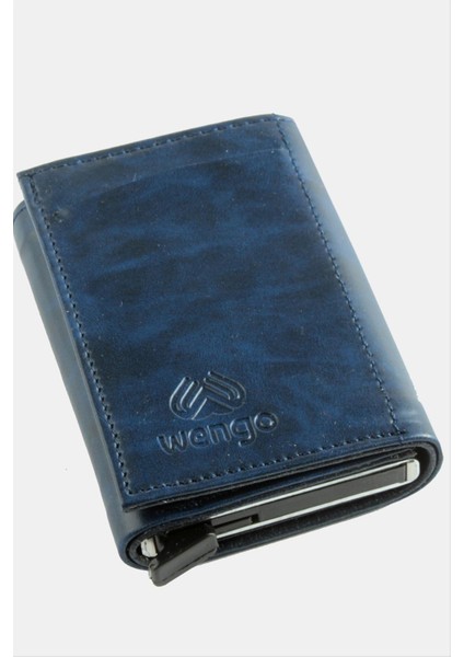 Mekanizmalı Kızaklı Kartlık Cüzdan Kağıt Para Bölmeli