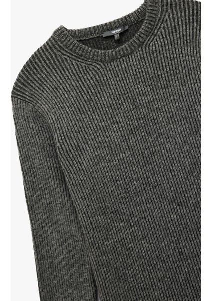 Uzun Kollu Bisiklet Yaka Triko Kazak indirimleri