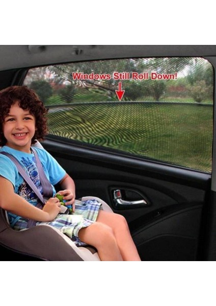 2 Adet Oto Yan Cam Perdesi Araba Arka Kapı Güneşlik Araç Çocuk ve Bebekler Için Arka Koltuk Perde fırsatları