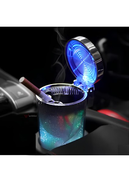 Bmw X5 E53 2000-2001-2002-2003-2004-2005-2006 7 Renkli Rgb Işıklı Küllük-Kumabara Cn