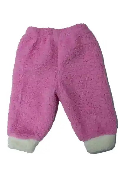 Pembe Kedili Peluş Eşofman Takımı modelleri