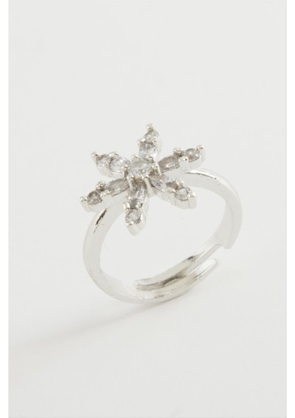 Lotus Zirkon Taşlı Yüzük