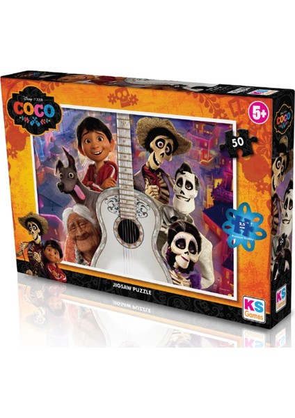 Çocuk Ks Coco 50 Parça Puzzle