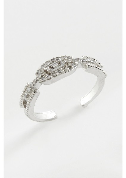 Baget Zirkon Taşlı Yüzük