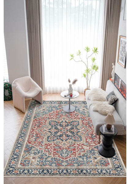 Yeni Desen Yıkanabilir Kaymaz Tabanlı Bohem Tarz Dijital Baskı Salon Halısı, Yumuşak Dokulu Lüks Halı Modeli ve 40 x 60 Çok Renkli Renk Dikdörtgen Halı