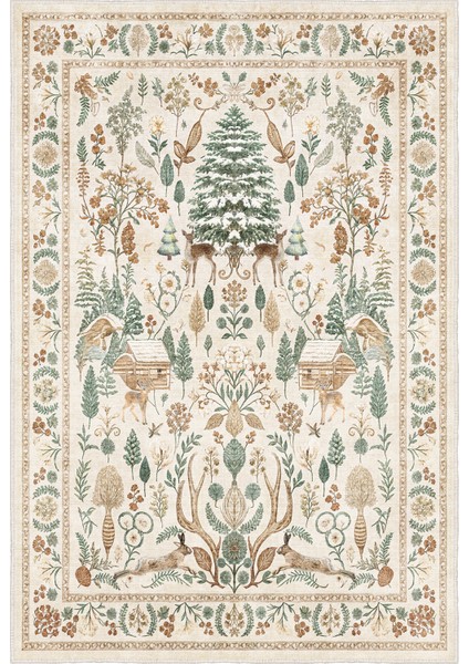 Yeni Desen Yıkanabilir Kaymaz Tabanlı Bohem Tarz Dijital Baskı Salon Halısı, Yumuşak Dokulu Lüks Halı Modeli ve 40 x 60 Bej Renk Dikdörtgen Halı fırsatları