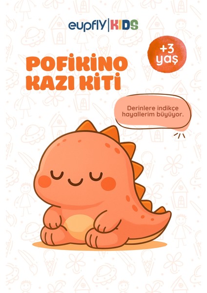 Dinozor Kazı Kiti Arkeoloji Eğitici Set – Çocuklara Hediyelik Bilim ve Keşif Oyunu