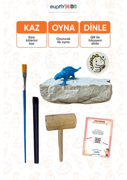 Dinozor Kazı Kiti Arkeoloji Eğitici Set – Çocuklara Hediyelik Bilim ve Keşif Oyunu fiyatları