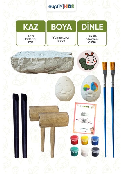 Macera Kazı ve Boyama Seti – Çocuklara Duygusal ve Yaratıcı Etkinlik Kiti fiyatları