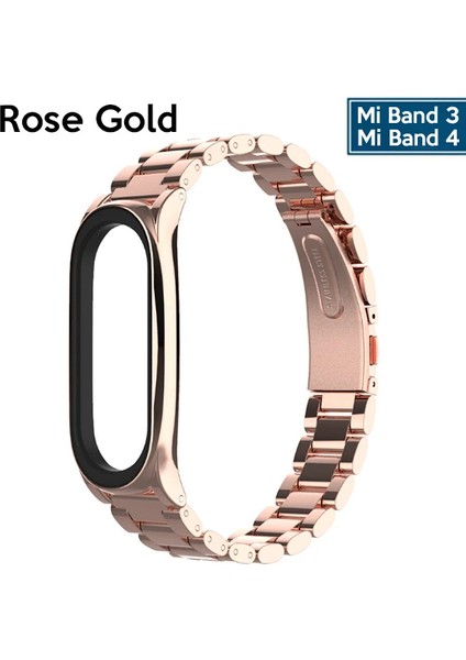 Mijobs Xiaomi Mi Band 4 Akıllı Saat 3 Bakla Çelik Kayış KORDON-(5775) - M577K486-R67577 indirimleri
