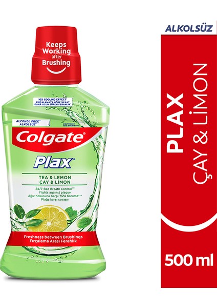 4 Adet Colgate Ağız Suyu 500 ml Çay ve Limon fiyatları