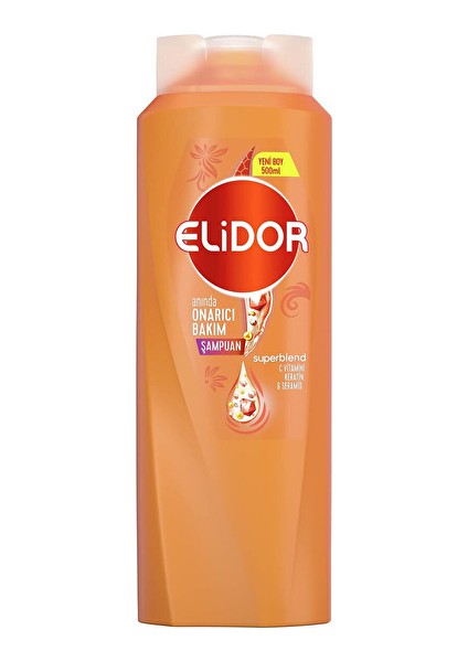 2 Adet Elidor Anında Onarıcı Bakım Şampuan 500 ml