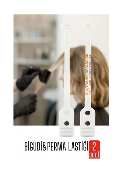 Bigudi Lastiği - Esnek Perma Lastikleri 2 ADET
