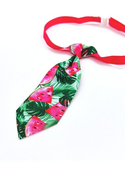 Ayarlanabilir Kedi ve Köpek Kravatı, Yeşilli Karpuz Dilimli fırsatları