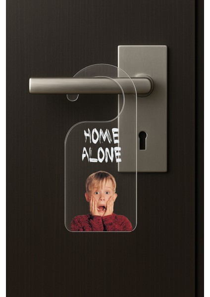 Baskılı Otel Oda Ev Daire Yatak Çocuk Odası Için Desenli Kapı Kolu Askısı Evde Tek Başına