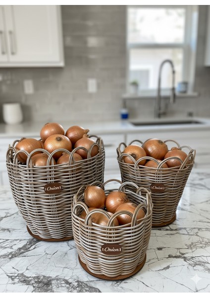 Raddancore Üçlü Soğanlık Seti/soğan Sepeti fiyatları