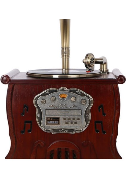 Gramofon 150CM Ahşap Standlı Pikap Plakçalar Radyo Bluetooth USB C1000 indirimleri