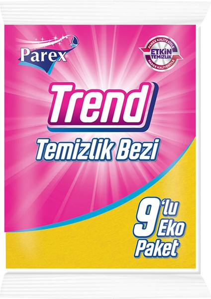 3 Adet Parex Trend Temizlik Bezi 9'lu fiyatları