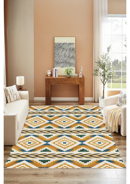 Yeni Desen Yıkanabilir Kaymaz Tabanlı Bohem Tarz Dijital Baskı Salon Halısı, Yumuşak Dokulu Lüks Halı Modeli ve 40 x 60 Kahverengi Renk Dikdörtgen Halı fiyatları