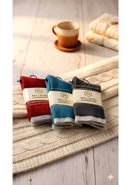 Angora Yün (Tavşan Yünü) Çorap 3 Adet fiyatları