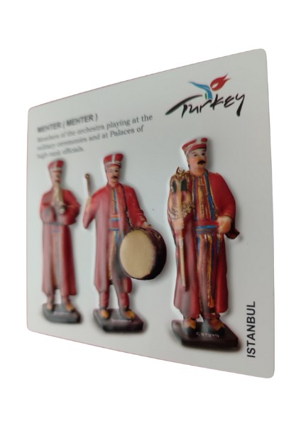 Kabartmalı 3 Boyutlu Mehter Temalı Buzdolabı Magneti fırsatları