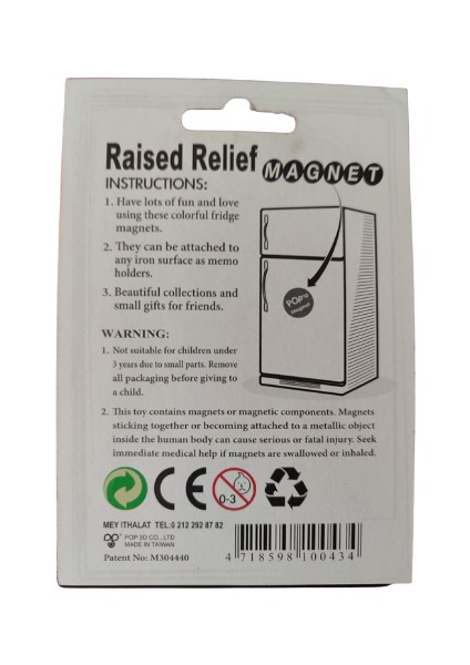 Kabartmalı 3 Boyutlu Mehter Temalı Buzdolabı Magneti