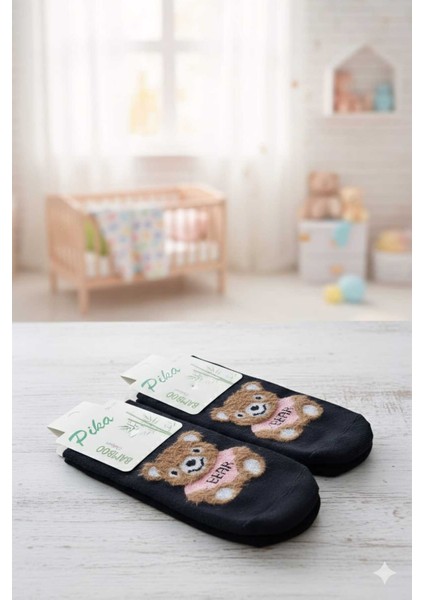 Havlu Patik Figür Desenli, Dikişsiz, Yıkamalı, 3 Çift Patik %80 Bambu fiyatları