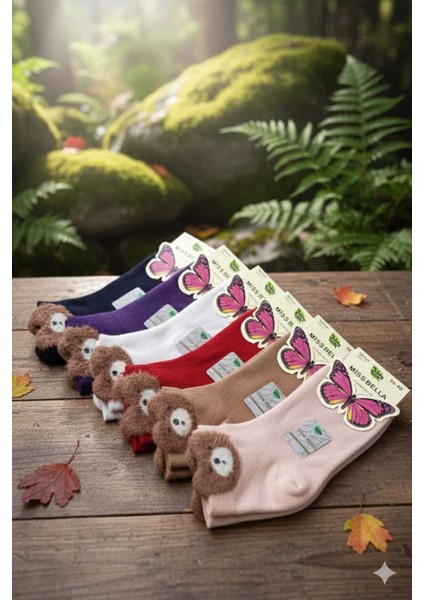 Bambu Patik, 6 Adet, Figürlü, Güçlendirilmiş Topuk, Sıkmayan Lastik, fiyatları