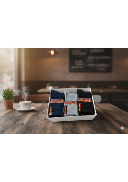 Unisex Havlu Thermal Soket Çorap, Asorti, 12 Adet Fiyatıdır