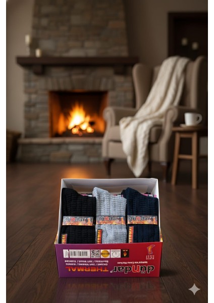 Unisex Havlu Thermal Soket Çorap, Asorti, 12 Adet Fiyatıdır fiyatları