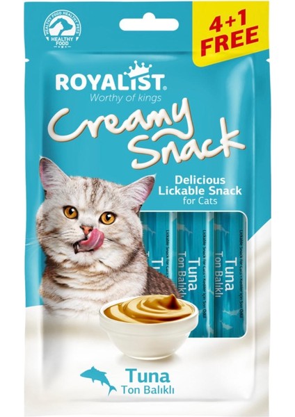 Creamy Snack – Kedi Ödül Maması 5 +Somonlu (Hairball Control)